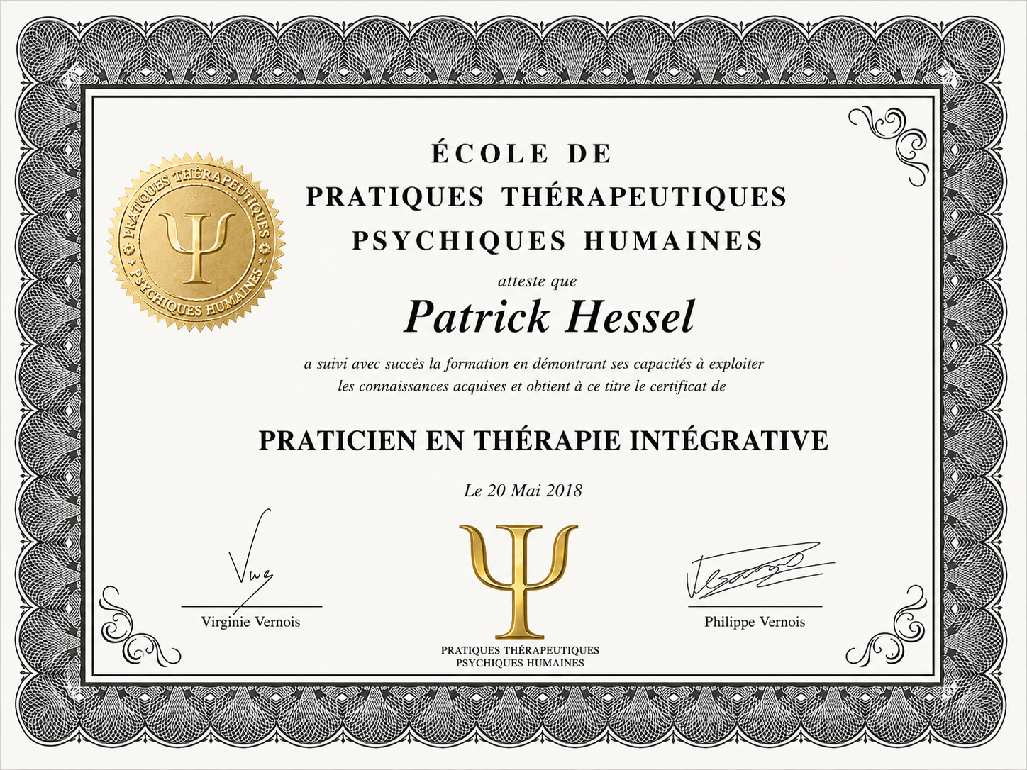 Praticien en Thérapie Intégrative