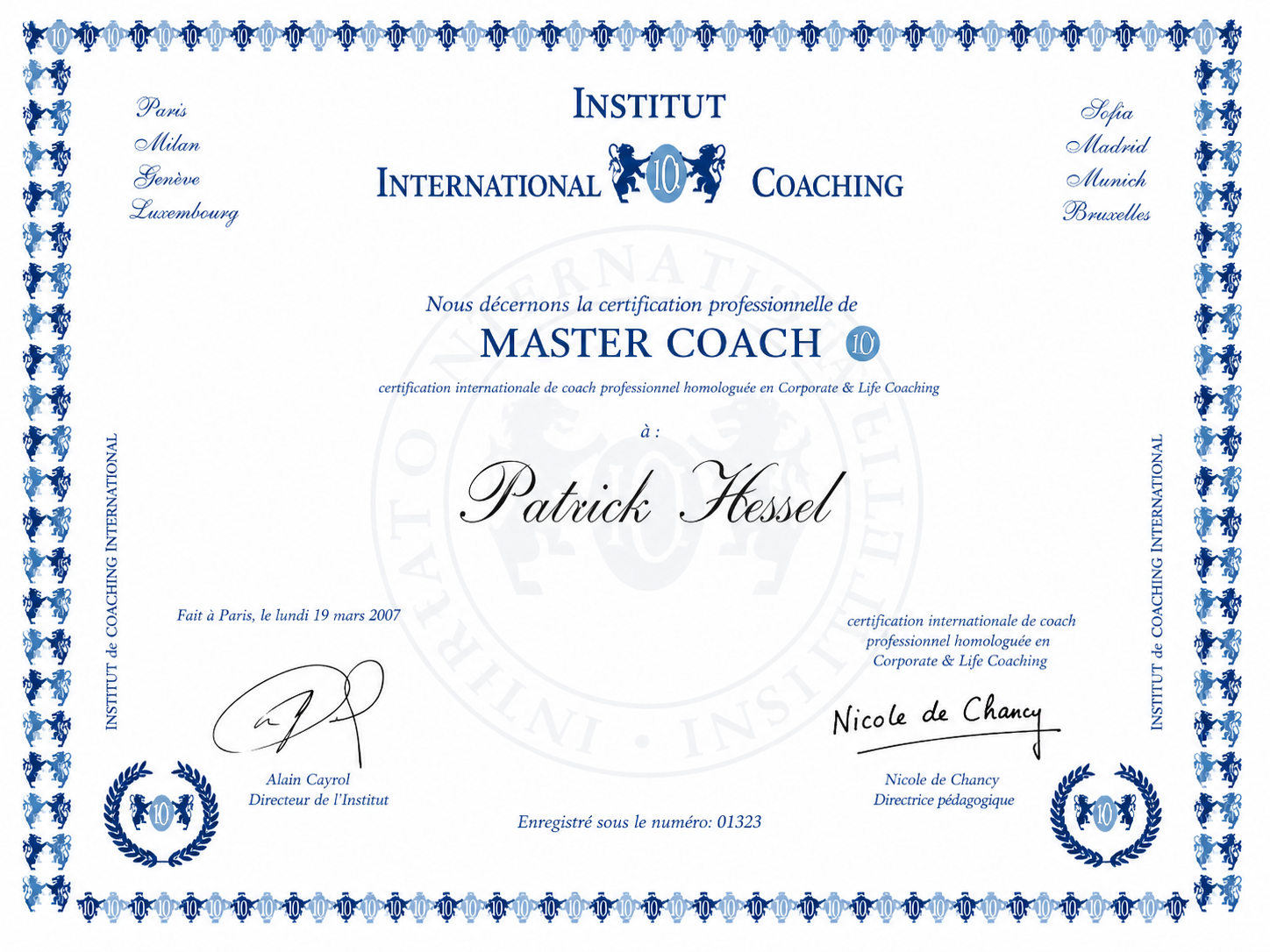 Coach personnel et professionnel